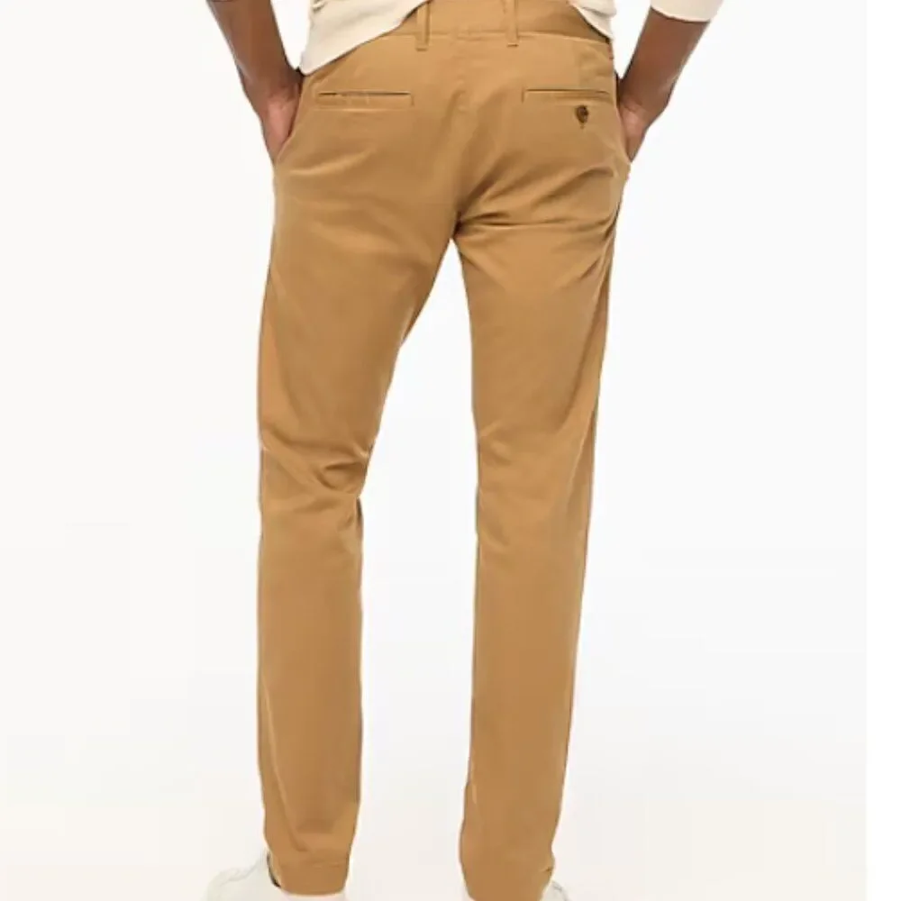 NWT J. CREW Flex Chino Pant Slim brown size 36x32
